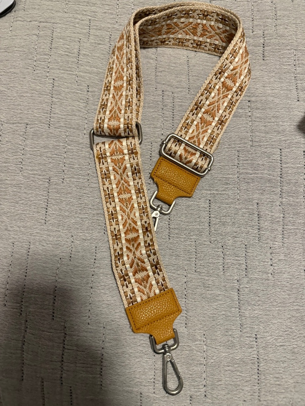 Embroidered Adjustable Handbag Strap